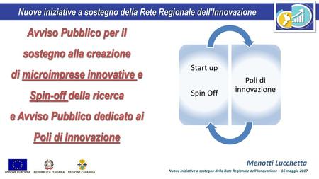Nuove iniziative a sostegno della Rete Regionale dell’Innovazione