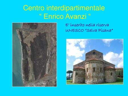 Centro interdipartimentale “ Enrico Avanzi “