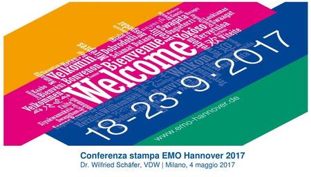 Conferenza stampa EMO Hannover 2017 Dr