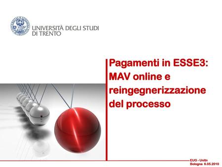 Pagamenti in ESSE3: MAV online e reingegnerizzazione del processo