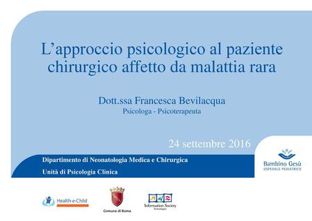 Dott.ssa Francesca Bevilacqua Psicologa - Psicoterapeuta