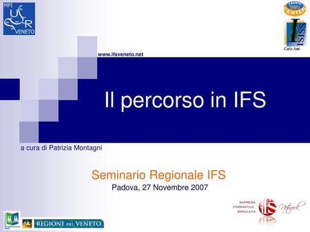Seminario Regionale IFS
