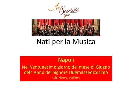 Nati per la Musica Napoli