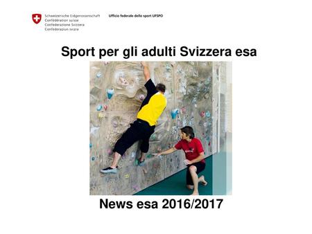 Sport per gli adulti Svizzera esa
