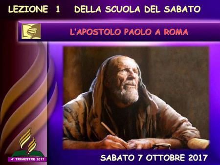 L’APOSTOLO PAOLO A ROMA