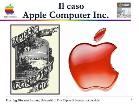 Apple Computer Inc. Il caso