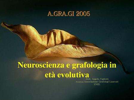Neuroscienza e grafologia in età evolutiva