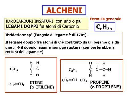 ALCHENI Formula generale