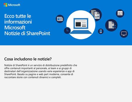 Ecco tutte le informazioni Microsoft Notizie di SharePoint