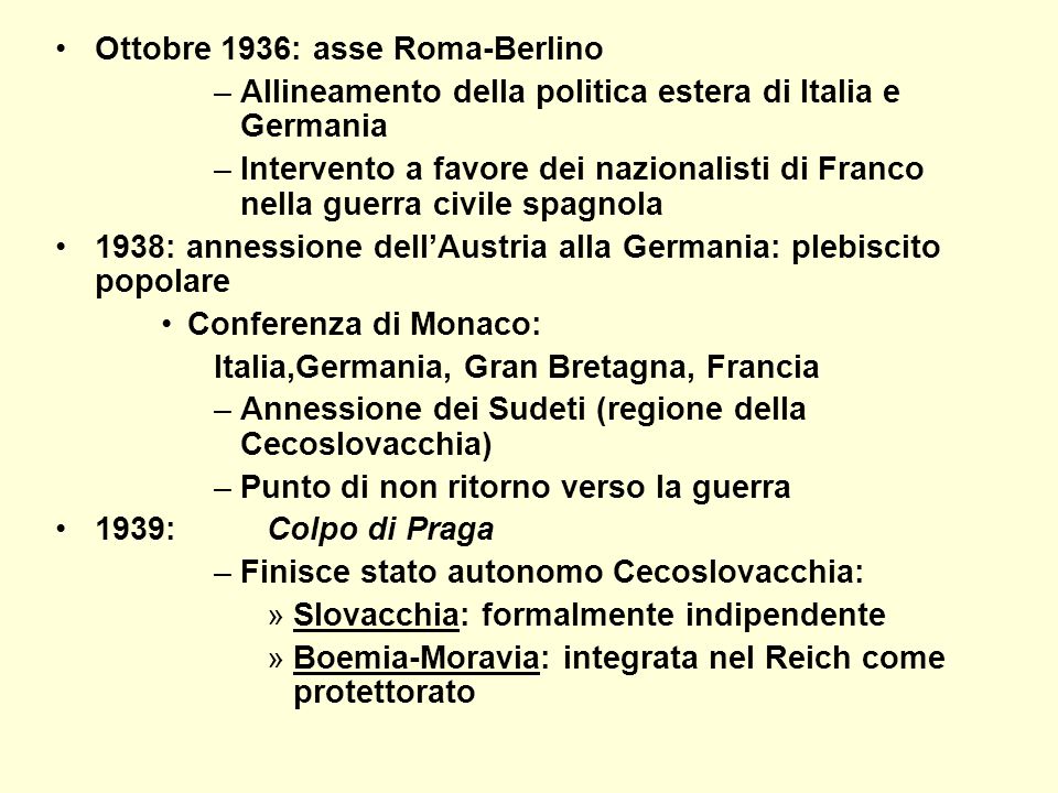 Ottobre 1936: asse Roma-Berlino