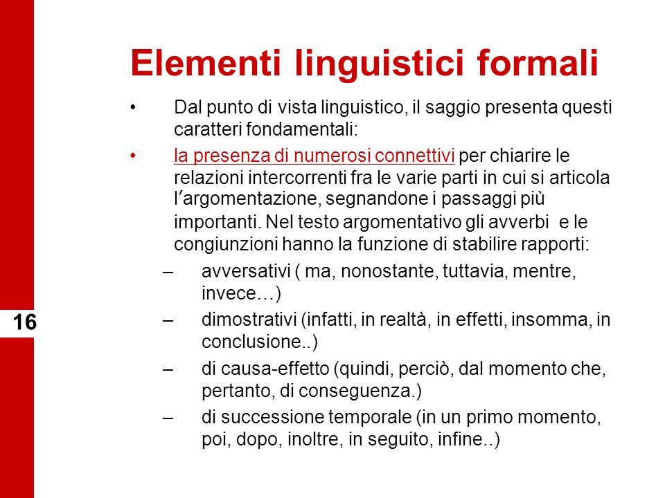 Elementi linguistici formali