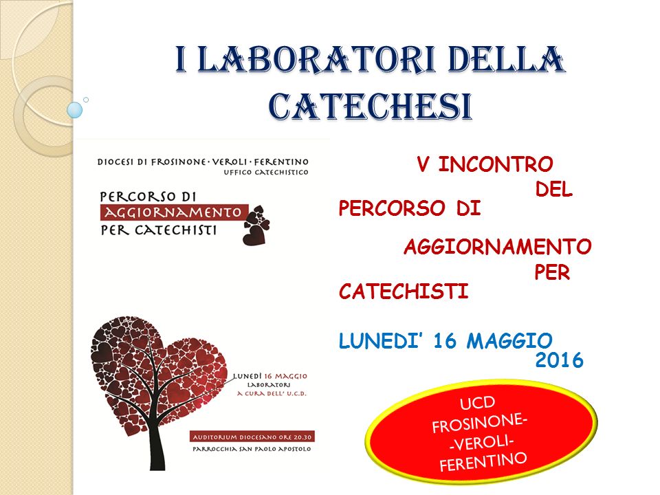 I Laboratori Della Catechesi Ppt Video Online Scaricare