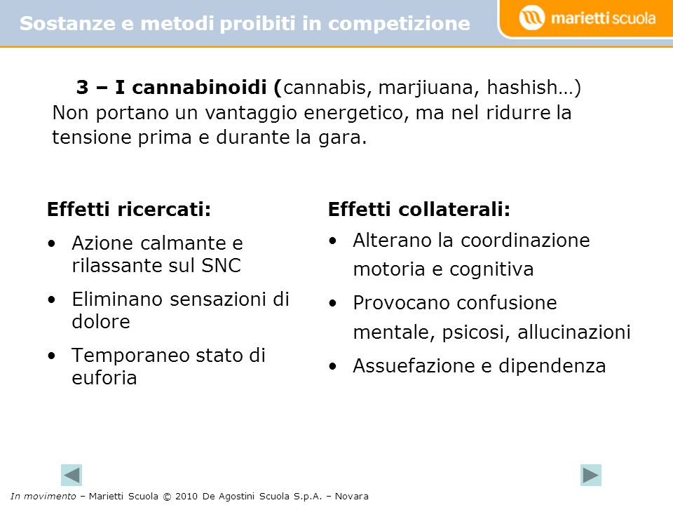 3 – I cannabinoidi (cannabis, marjiuana, hashish…)