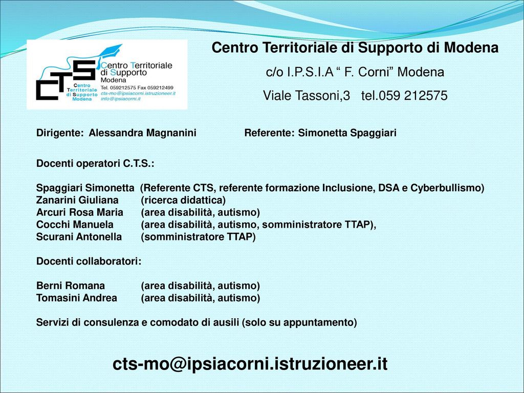 Centro Territoriale di Supporto di Modena