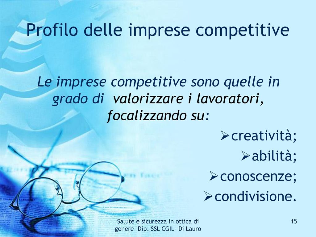 Profilo delle imprese competitive