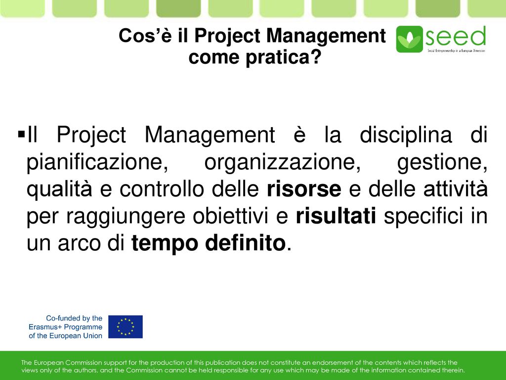 Cos’è il Project Management come pratica