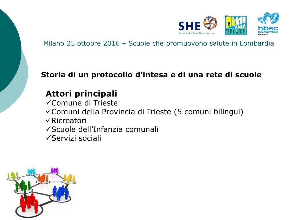 Milano 25 ottobre 2016 – Scuole che promuovono salute in Lombardia