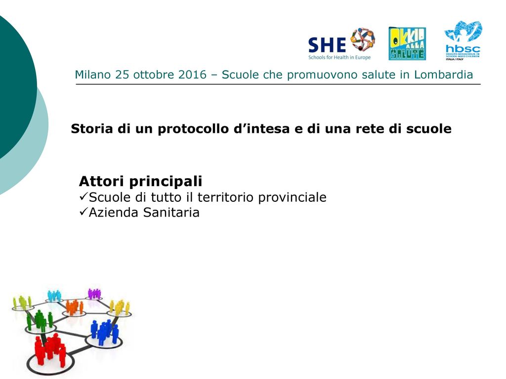 Milano 25 ottobre 2016 – Scuole che promuovono salute in Lombardia