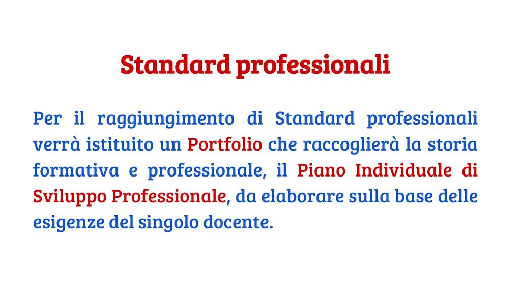 Standard professionali