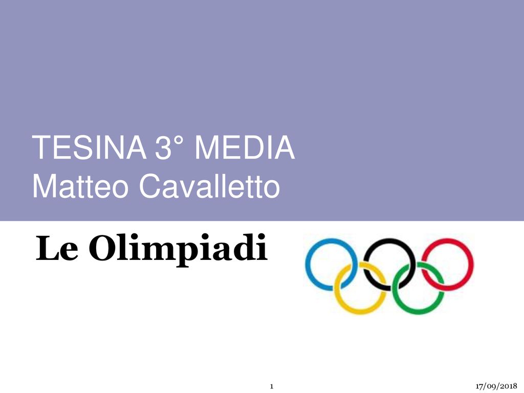 TESINA 3° MEDIA Matteo Cavalletto