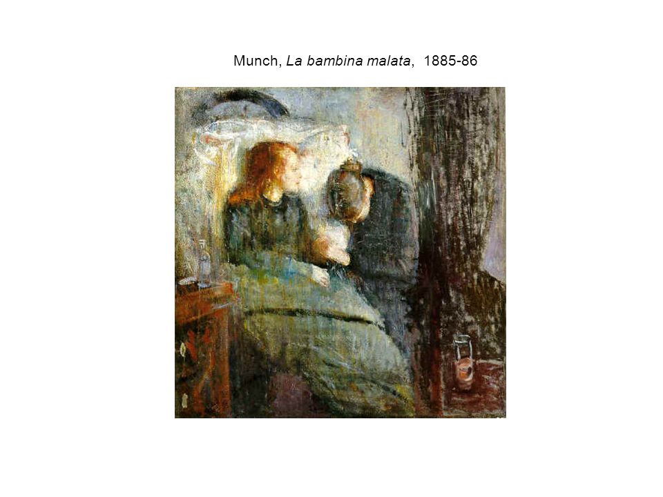 Munch, La bambina malata,
