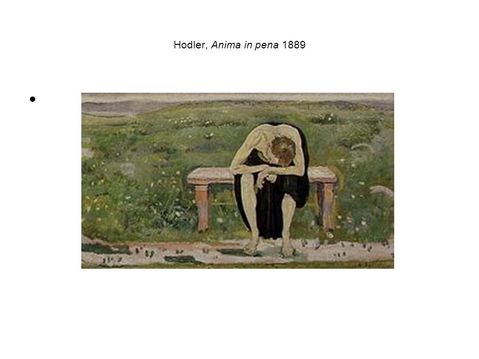 Hodler, Anima in pena 1889