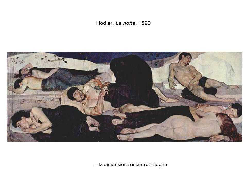 Hodler, La notte, 1890 … la dimensione oscura del sogno