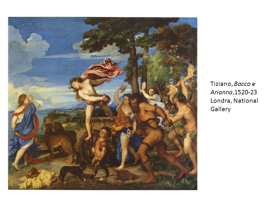 Tiziano, Bacco e Arianna, Londra, National Gallery