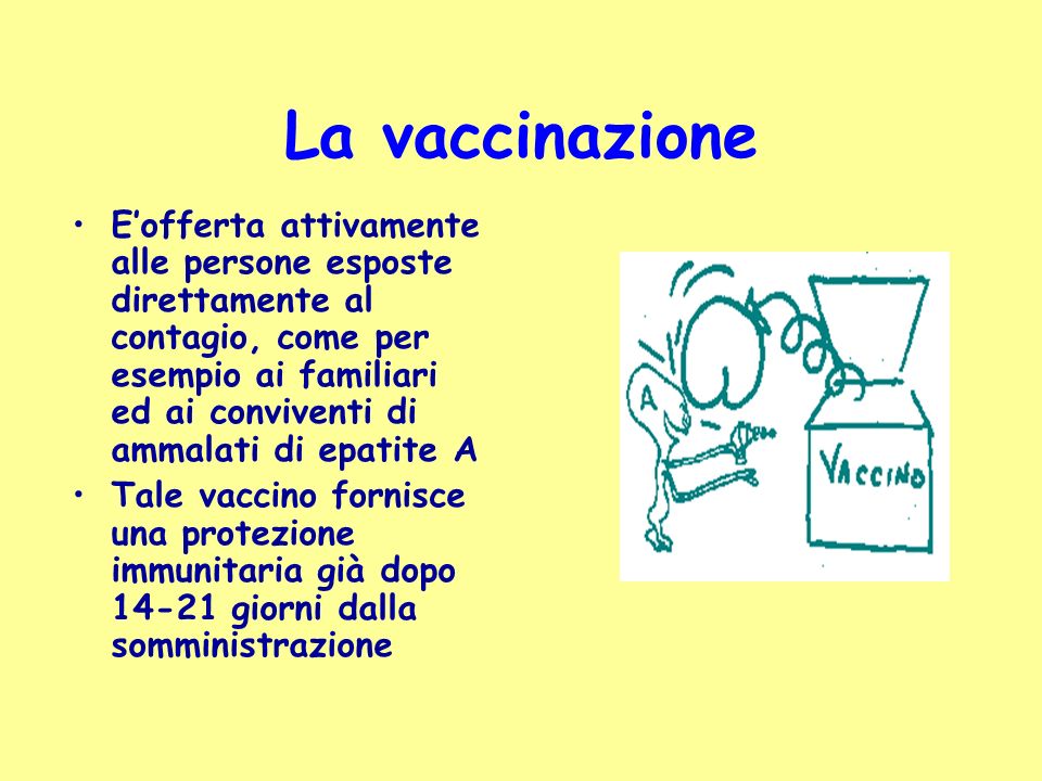 La vaccinazione