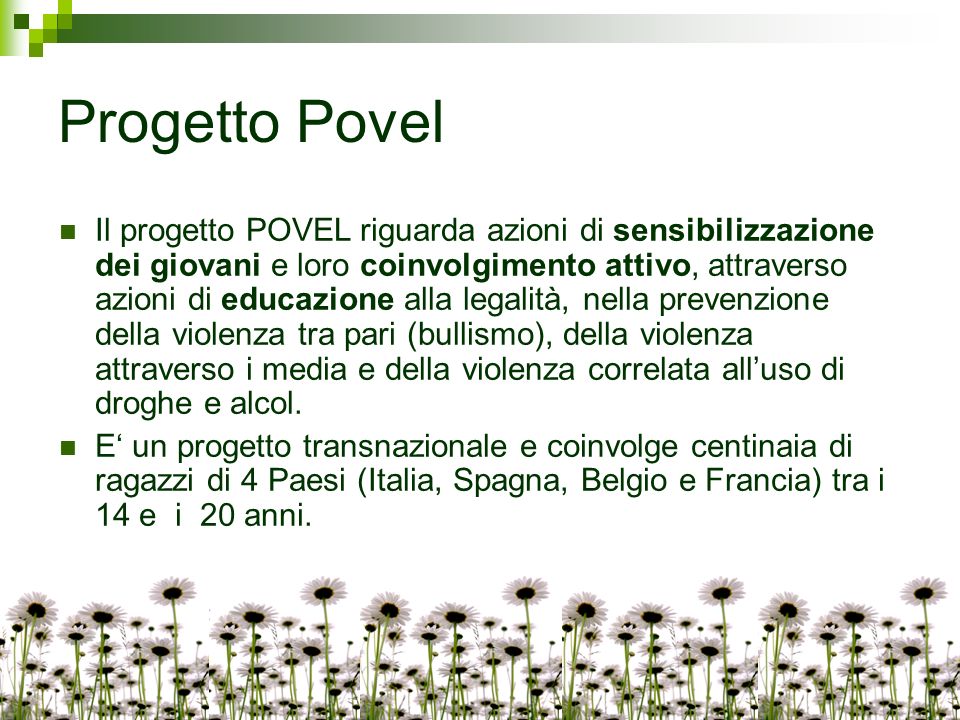 04/05/11 Progetto Povel.