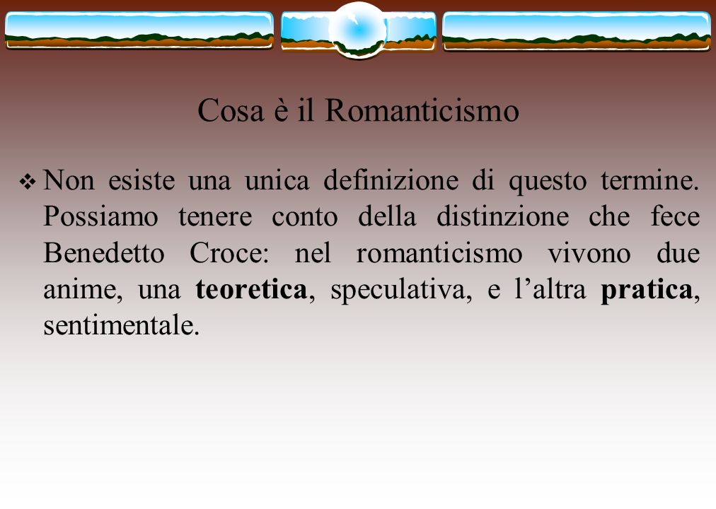 Cosa è il Romanticismo