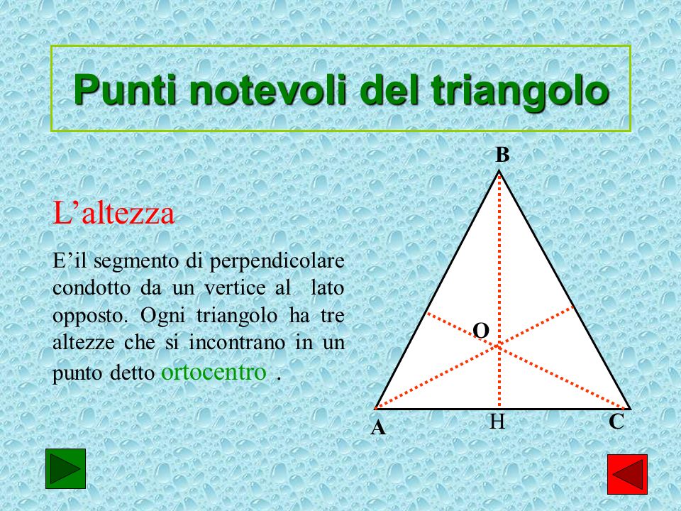 Punti notevoli del triangolo