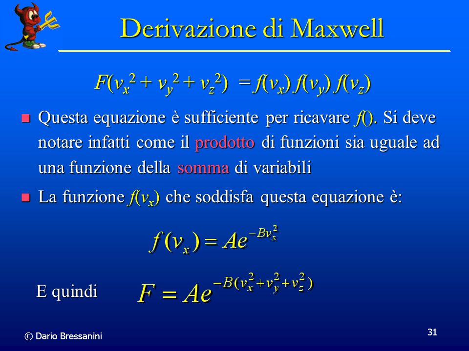 Derivazione di Maxwell