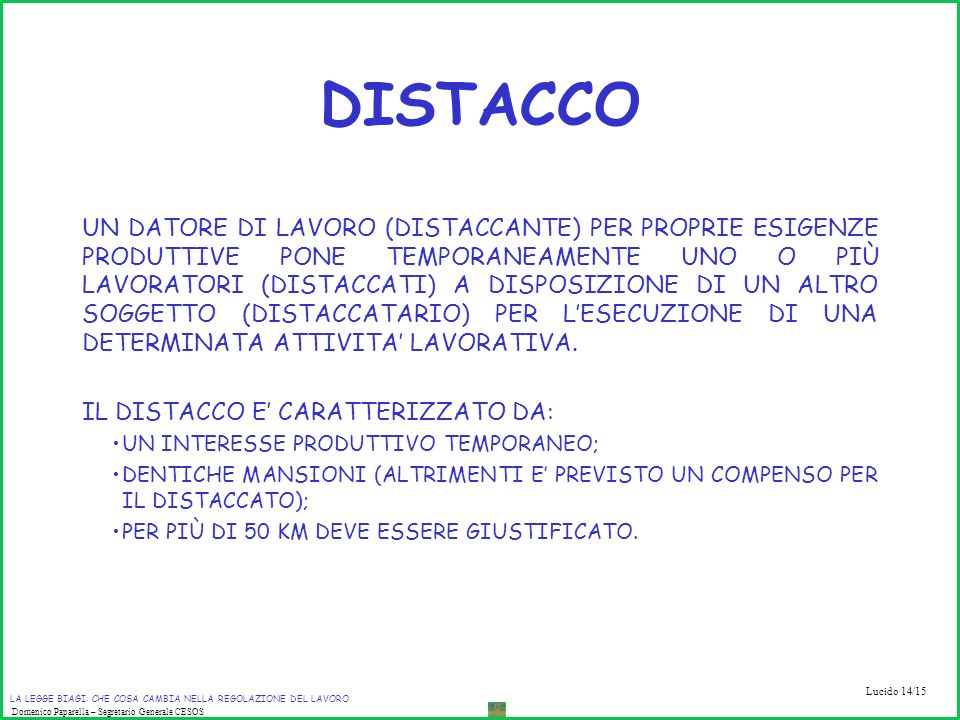 DISTACCO