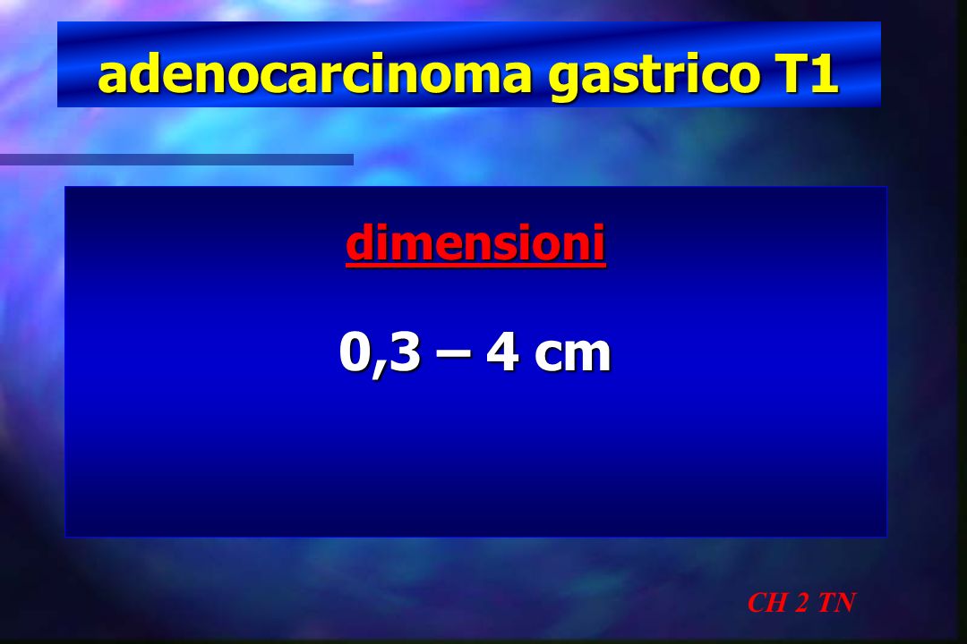 adenocarcinoma gastrico T1