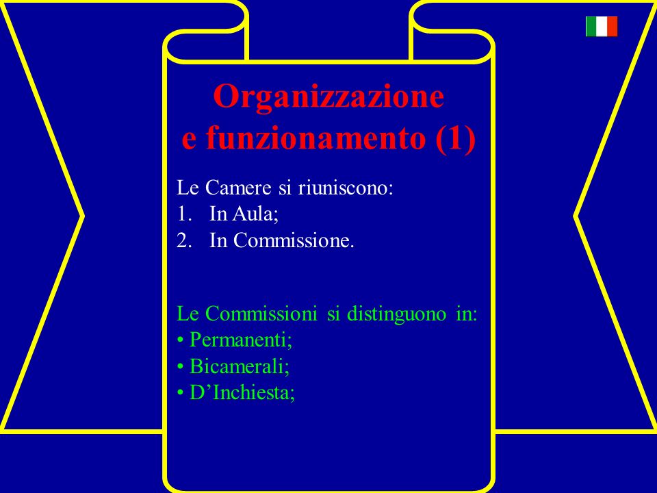 Organizzazione e funzionamento (1)