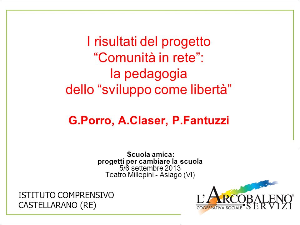 G.Porro, A.Claser, P.Fantuzzi