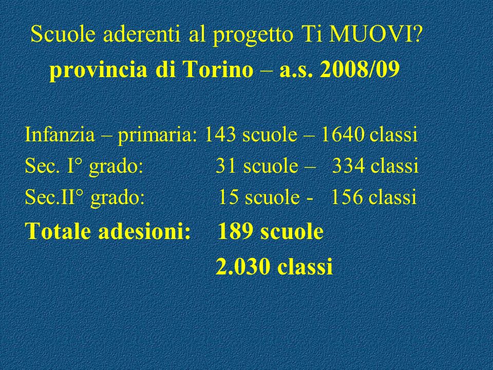 provincia di Torino – a.s. 2008/09