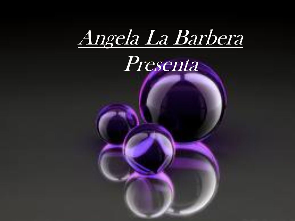 Angela La Barbera Presenta