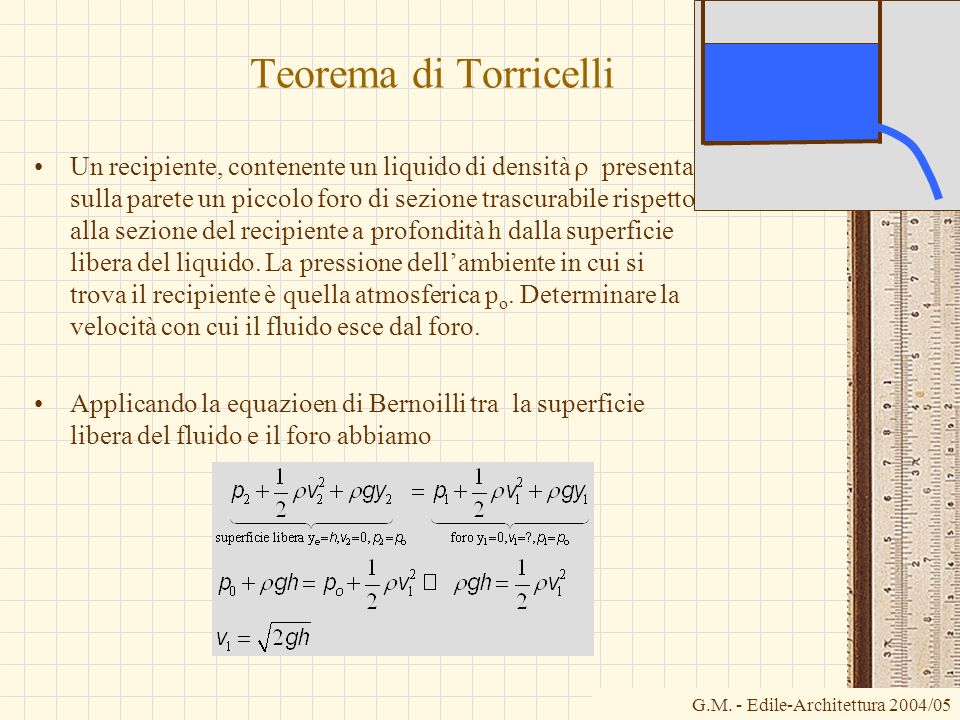 Teorema di Torricelli