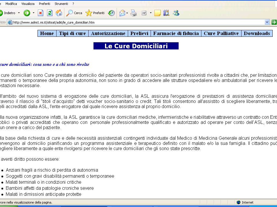 Antonio Casadei - Infermiere Relazione-12/9/2007