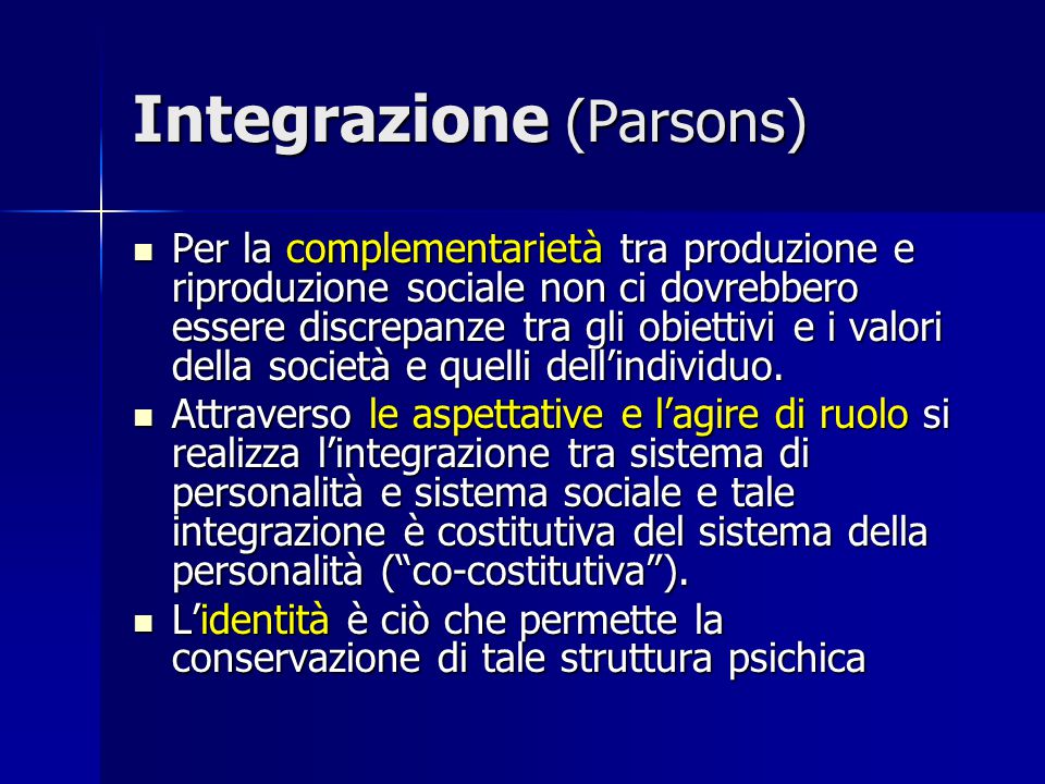 Integrazione (Parsons)