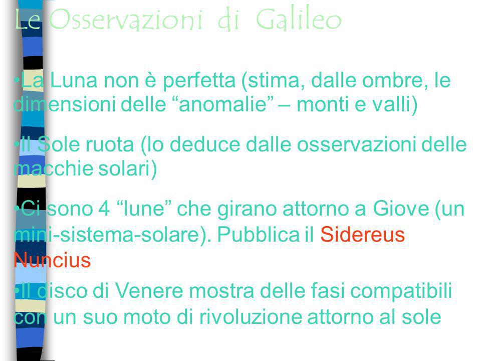 Le Osservazioni di Galileo