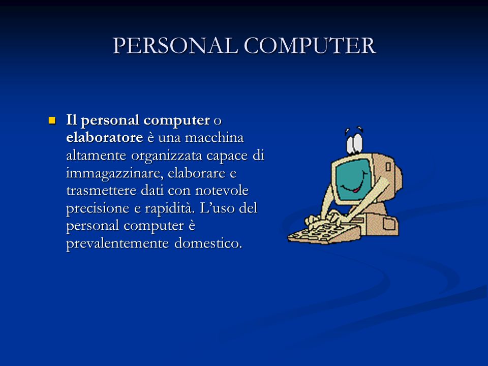 PERSONAL COMPUTER