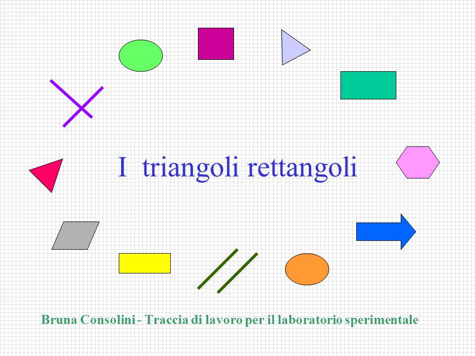 I triangoli rettangoli