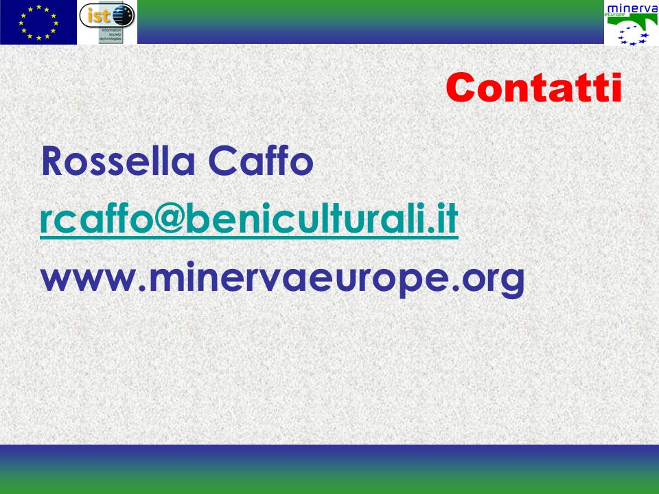 Contatti Rossella Caffo