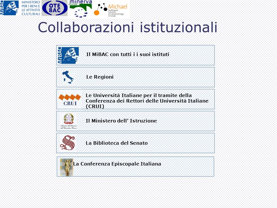 Collaborazioni istituzionali