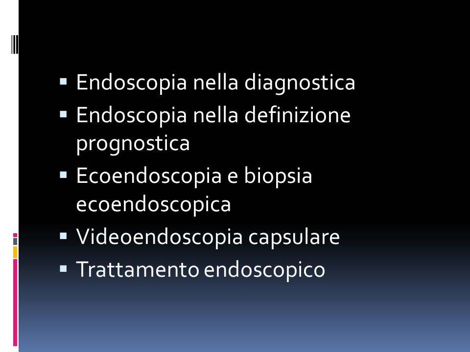 Endoscopia nella diagnostica