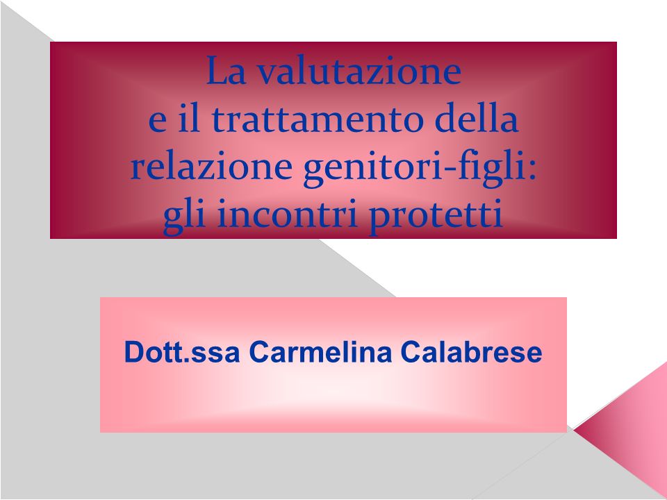 Dott.ssa Carmelina Calabrese