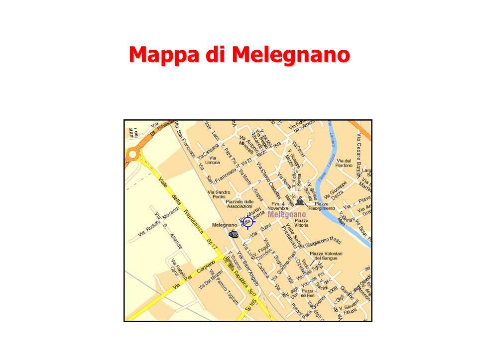 Mappa di Melegnano